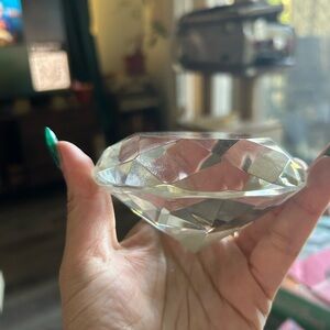 Crystal Clear Diamond Paperweight